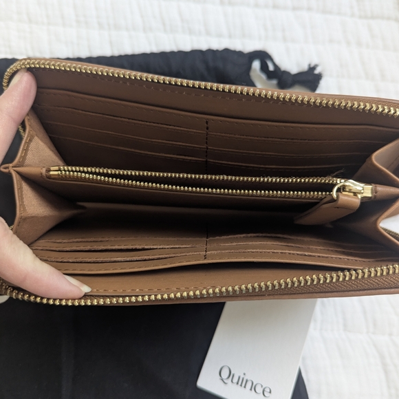 Quince Brown Woven Wallet - Picture 3 of 10